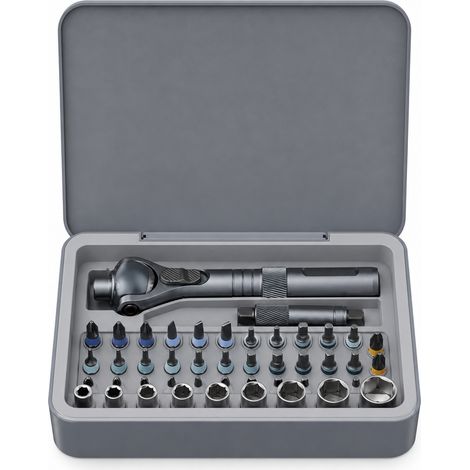 Tournevis à Cliquet 24 en 1 Multifonction pour Bricolage (1/5)