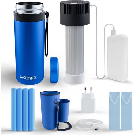 2-8°C Portable Insulin Refrigerator with 20000mAh Battery Mini Insulin Fridge for Travel, with 4 Biogel Ice Blocks, Electric Insulin Cooler (1/5)