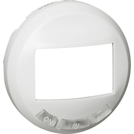 Legrand 068035 - Enjoliveur Céliane - inter automatique avec marche/arrêt et CPL - blanc