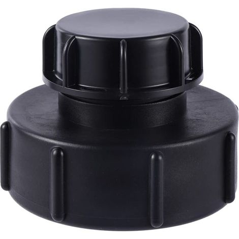 Adattatore IBC S100x8 a riduzione S60x6 filettatura grossa con tappo Adattatore per serbatoio IBC Adattatore per serbatoio IBC