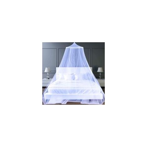 Moustiquaire de Lit, Ciel De Lit Fille Adulte Tulle, Universelle Moustiquaire lit Double Tulle Tissu moustiquaire Voyage exterieure Insect Ecran, Lit Simple Moustiquaire Pliable Ciel de lit Bebe (1/5)