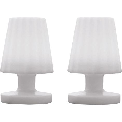 Juego de 2 lámparas de mesa inalámbricas H22CM LADY MINI