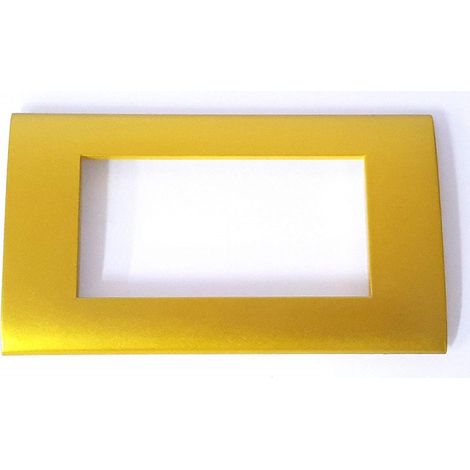 Trade Shop - PLAQUE TELLER KUNSTSTOFF RAHMEN GOLD JKLK40704 VIER AUSLÄSSE PLATTEN PLÄTZE -