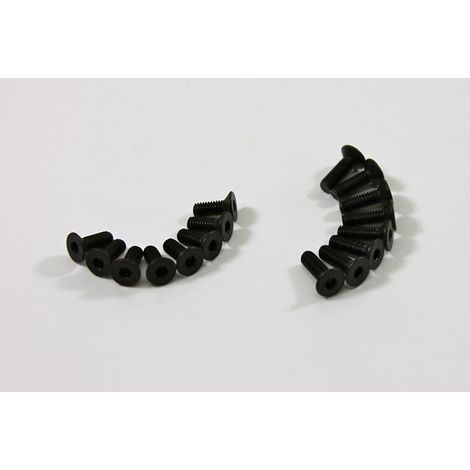 Counter-Sunk Screw M3X8/3X10 (16) 4WD Buggy