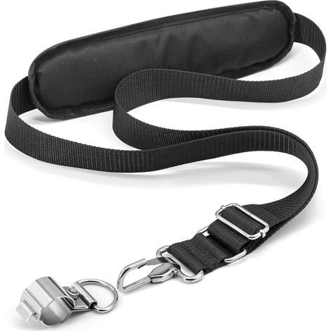 Bretelle en Nylon pour débroussailleuse, réglable avec Rembourrage, pour Coupe Bordures et rognofil, Compatible avec la Plupart des Coupe Herbes (1/5)