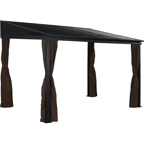Sojag Aluminium Terrassenüberdachung Portland 1012 Anthrazit 288x367x240 cm (1/5)