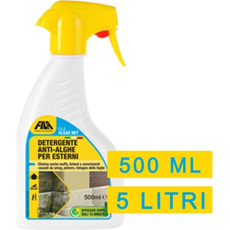 Detergente rapido per esterni fila algae net anti-alghe 5 lt