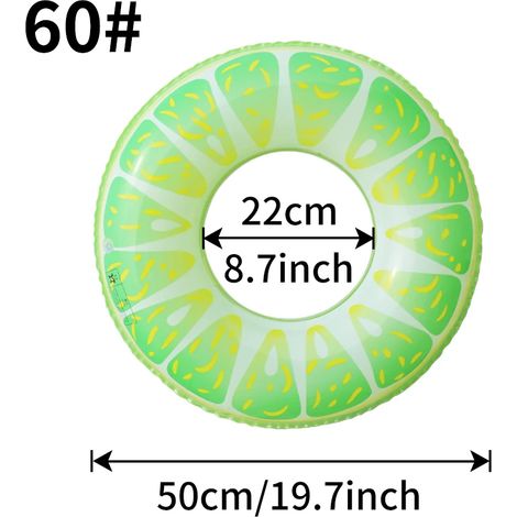 (60) Bouée gonflable, tapis flottant, matériau PVC épais, jouet aquatique d'été pour la plage.