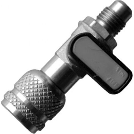 RUBINETTO PER BOMBOLA GAS R600 - 1/8 E 1-4