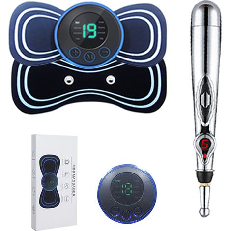 (Stylo pour le cou 2 en 1) Kit de massage intelligent, équipé d'une batterie rechargeable USB (1/5)