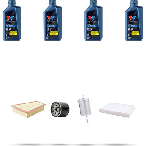 Kit tagliando 4 FILTRI e 4L OLIO compatibile con Renault Thalia II 1.4 16V 72kw Dal 2008 (1/5)