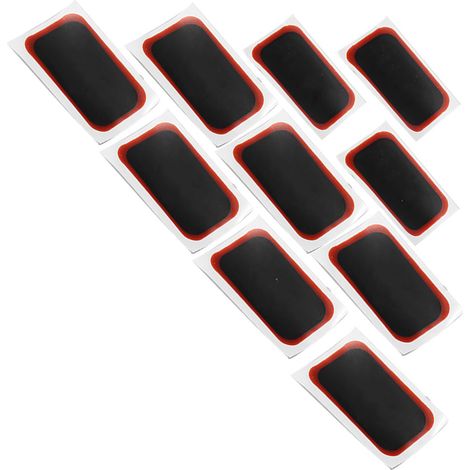 10 pièces 70x120mm Patch de Réparation Pneu Universel Auto Moto Caoutchouc Colle (1/5)