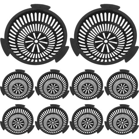 Lot de 10 Coussinets Anti-Fuite pour Pots de Fleurs, Tapis en Maille Plastique 5,5 Cm Demi-sphère, Grille de Drainage pour Jardinières et Bonsaïs, Accessoire Jardinage