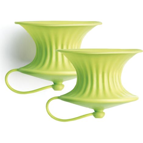 Lékué - Set de 2 presse-agrumes vert (1/2)