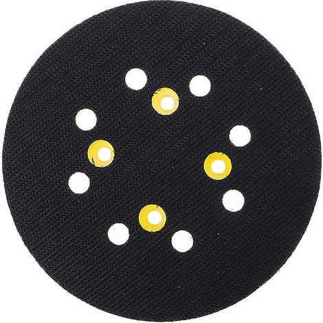 Plateau de ponçage auto-agrippant pour 4 clous, compatible avec les ponceuses électriques. (1/5)
