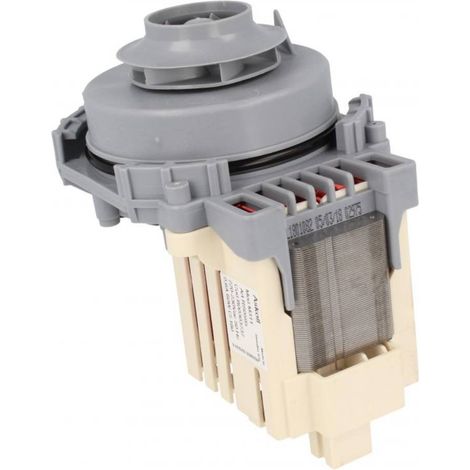 Ersatzteil - Motor Umwälzpumpe, original -  - ARISTON HOTPOINT, INDESIT, WHIRLPOOL, SCHOLTES, IGNIS, BAUKNECHT, PRIVILEG