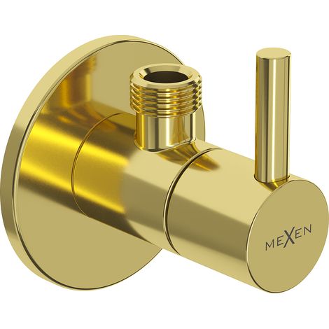 Mexen R2 válvula angular para grifo 1/2"x3/8", dorado - 79972-50 (1/2)
