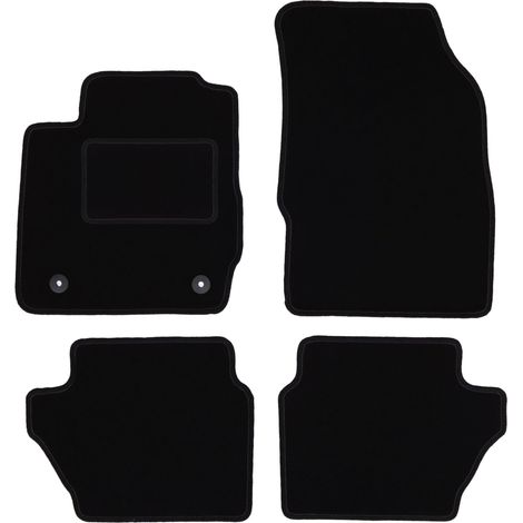 Tappetini in velluto nero per: Ford Fiesta MK7 hatchback (2008-2011)
