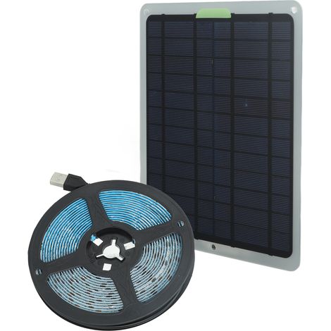 Lampe solaire LED 20 W à spectre complet 5 V, étanche IP65, pour la croissance des plantes dans les jardins et les serres. (1/5)