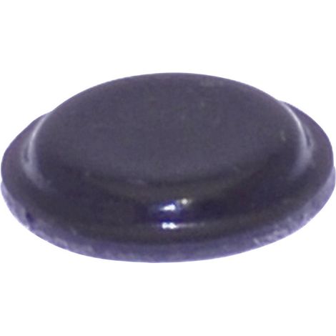 TOOLCRAFT PD2120SW Gerätefuß selbstklebend, rund Schwarz (Ø x H) 10.1 mm x 1.8 mm 1 St.
