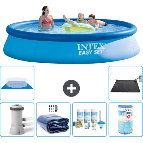 Intex Piscina Easy Set Rotonda - 396x84 cm - 8-pezzi  S41124 (1/5)