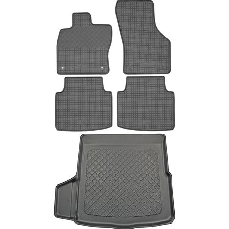 Set di tappetini in gomma per auto e tappetino per bagagliaio per Volkswagen Arteon Sedan (4 porte) dal 06.2017 (1/5)