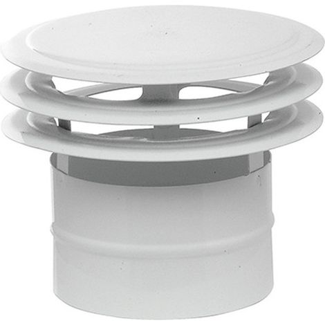 Déflecteur de ventilation émaillé Ø110mm – 3 disques pour circulation d'air – Installation facile dans conduits – Évite courants d'air – Mirtak (1/3)