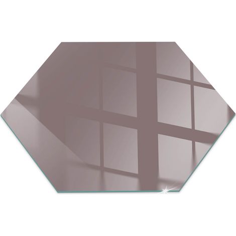Modernes Kaminaccessoire Funkenschutzplatte für Kamin Hitzeschutz Schutzplatte Hartglas Dekorative Glasbodenplatte Farbe Beige h40 cm (1/5)