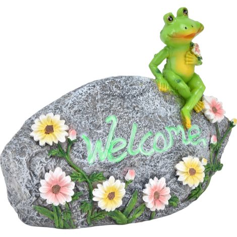 Sculpture Grenouille en Résine Étanche et Détaillée - Décor Animalier Mignon pour Salon (1/5)
