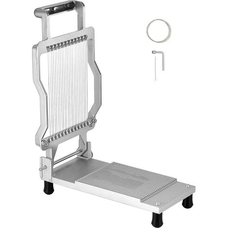 Mophorn 0,2 Zoll ultradünne Klinge, Käseschneider aus Draht, abnehmbar, Aluminiumlegierung, 316 Edelstahl, Küche, 0 Volt, Käsehobel, Silber