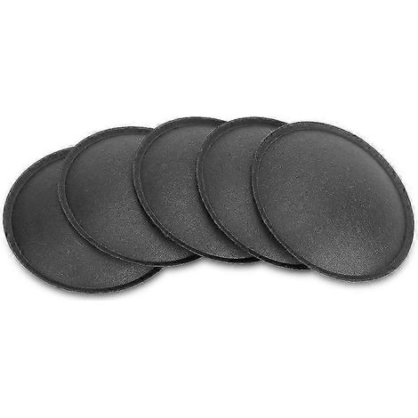 Cinq simples cache-poussière en papier de 64 mm pour pavillon de subwoofer, compatibles avec les enceintes de scène et de karaoké. (1/5)