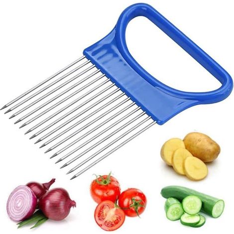 Coupe-oignons - Non spécifié - Machine à découper - Design antidérapant - Acier inoxydable - Facile à nettoyer (1/5)