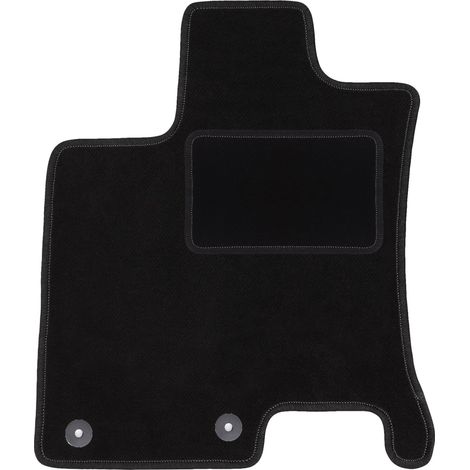 Alfombrilla de conductor negra para Nissan Qashqai +2 crossover (2008-2013) (1/5)