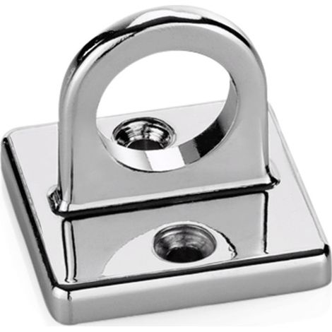 Fixation murale 3,5 x 3,5 cm poli inox CLASSIC - Was Germany (1/2)