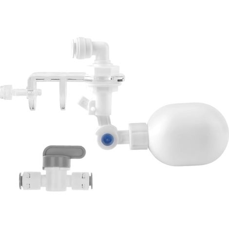Contrôleur D'eau Automatique pour Aquarium, Remplisseur Réglable De Niveau D'Eau En Plastique Remplissage Système Régulation du Montage Robinet Fotteur Poissons D'Aquarium à Bille Flottant (1/5)