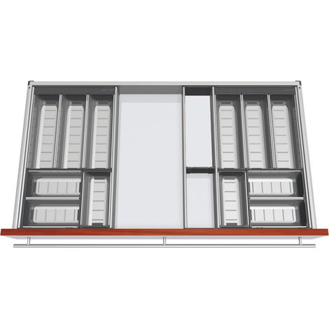 Blum Orga-Line Besteckeinsatz Schalen-Set KB 901-999 mm, NL 450mm, grau (1/3)