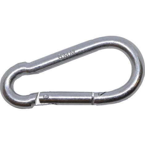 Karabinerhaken Verzinkt 6 x 60 mm - pro Stück