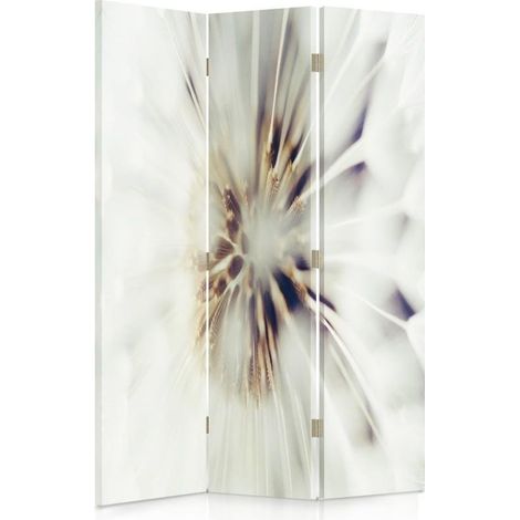 Paravento bilaterale 360, Cuore di un fiore bianco - 110x170 (1/5)
