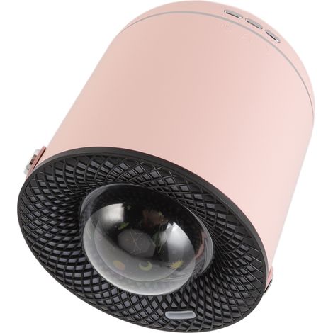 450-ml-Ultraschall-Diffusor für ätherische Öle, 360° drehbare Projektorlampe, Stimmungs-Sprühgerät mit Nachtlicht für Zuhause und Büro, Rosa (1/5)
