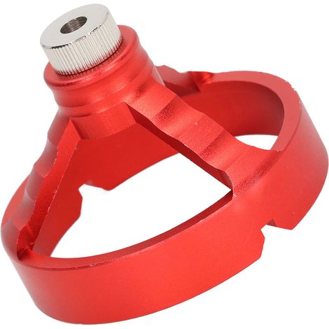 Perceuse à colonne multifonction 3 en 1, 6 douilles de centrage et guide perçage pour bois - Modèle rouge (1/5)