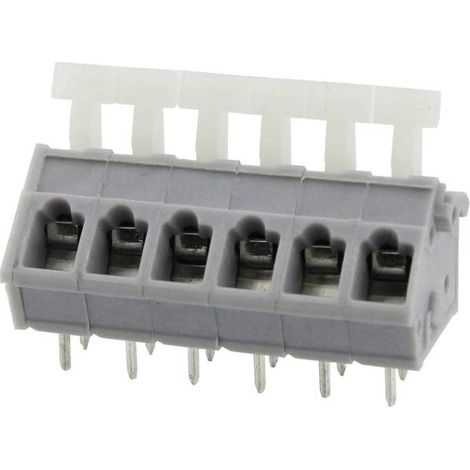 Degson DG243-5.0-06P-11-00AH-1 Morsetto a molla 3.31 mm² Numero Poli (num) 6 Grigio 1 pz.
