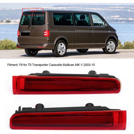 Troisième feu stop arrière surélevé 7H0945097B Compatible avec T5 T6 Transporter Multivan MK V 03-15 2 portes (1/5)