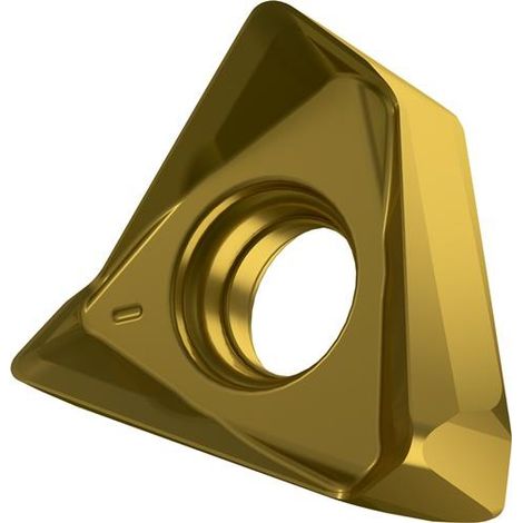 Fräswendeschneidplatte ISO TNGX 160608SR-F:M8340 D.4,4mm PVD beschichtet Gold (1/2)