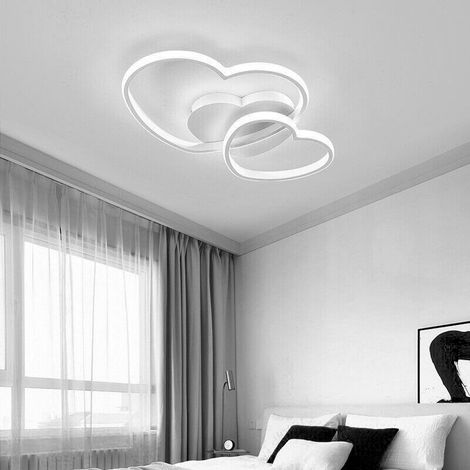 Lampadario Plafoniera Illuminazione a Led Moderno 31W Luce Soffitto Forma Cuori luce fredda 6500K (1/4)