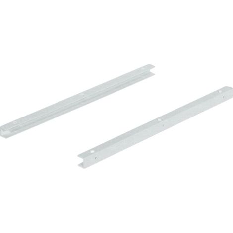 – Coulisse pour tiroir en plastique blanc RAL 9010 – Longueur 320mm – Entraxes 128mm – Vissage sur paroi latérale ou fond (1/2)