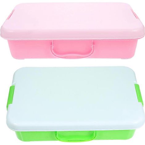 Bac à sable portable pour enfants, adapté aux jeux sensoriels et au rangement, lot de 2. (1/5)