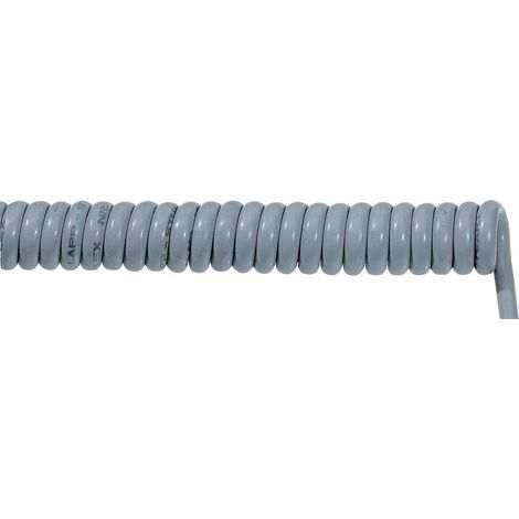 Lapp LappKabel Cable en espiral 4 x 1 mm² Gris 1000 mm