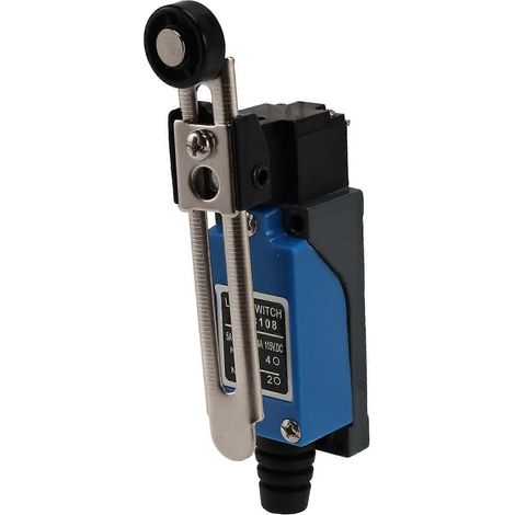 Endschalter ME-8108 mit verstellbarem Rollenhebel, Momentbetätigung, Dreharm, robustem und präzisem mechanischem Industriekontakt (1/5)