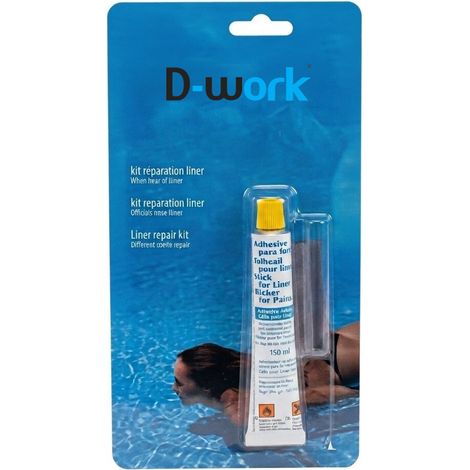 Kit de Réparation Liner - Accessoire Piscine Générique - Réparation Facile et Durable - D-Work