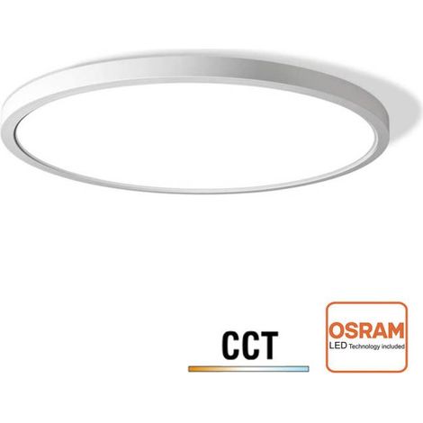 Plafón / Downlight Led MOON KRAMFOR 24-28-32W, Ø383mm, CCT + Night Light, blanco, 3000-4000-6000K (1/4)